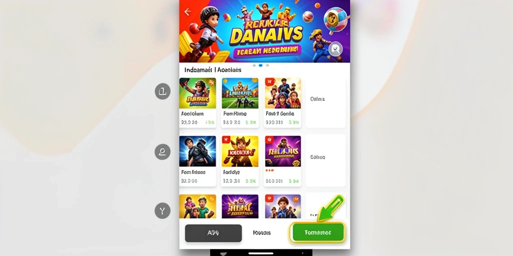 Tampilan awal yang menarik dengan dunia fantasi yang menawan.