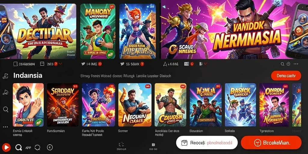 Tampilan awal game 555ZK yang menarik dan warna-warni.