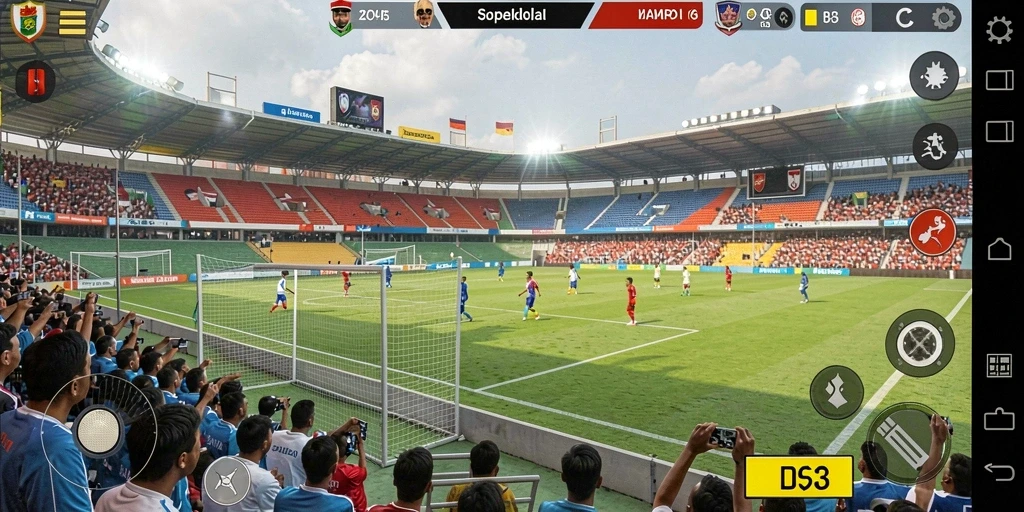 Tampilan awal game yang menarik dan intuitif.