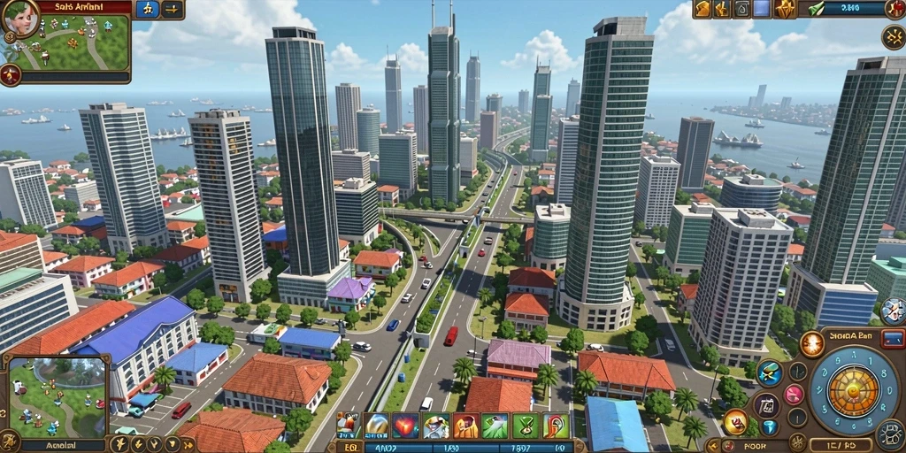 Screenshot menampilkan karakter utama dalam petualangan.