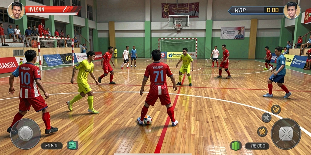Layar awal dengan desain yang menarik dan interaktif.