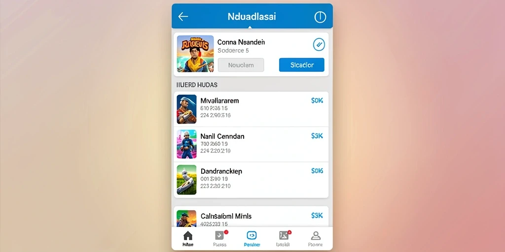 Screenshot aplikasi DINGDONGTOGEL menunjukkan tampilan antarmuka yang modern dan menarik.