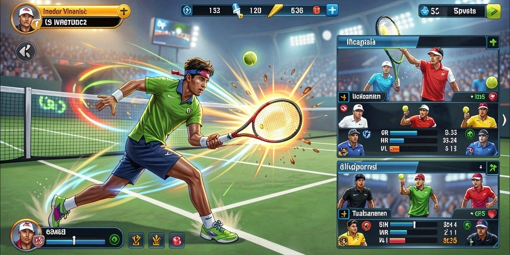 Tangkapan layar menunjukkan gameplay seru GIM999.