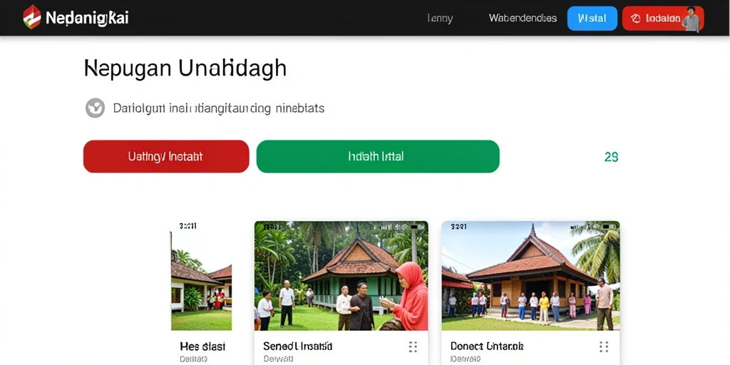 Tampilan antarmuka yang ramah pengguna.