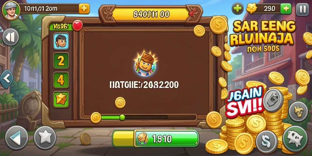 Tampilan utama game GUS77 yang menarik.
