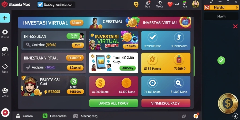 Tampilan grafis yang memukau dan berwarna-warni.