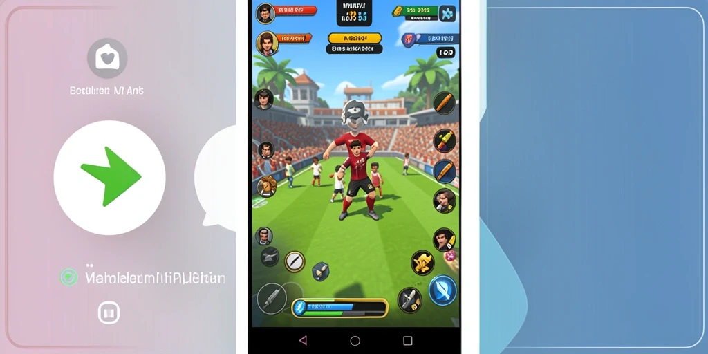 Screenshot menunjukkan level awal dengan grafis yang menarik.