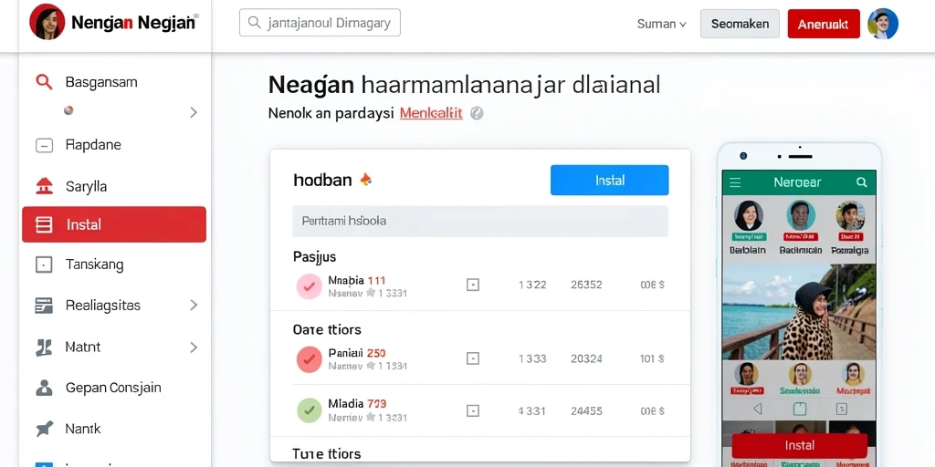 Tampilan antarmuka yang menarik dan user-friendly.