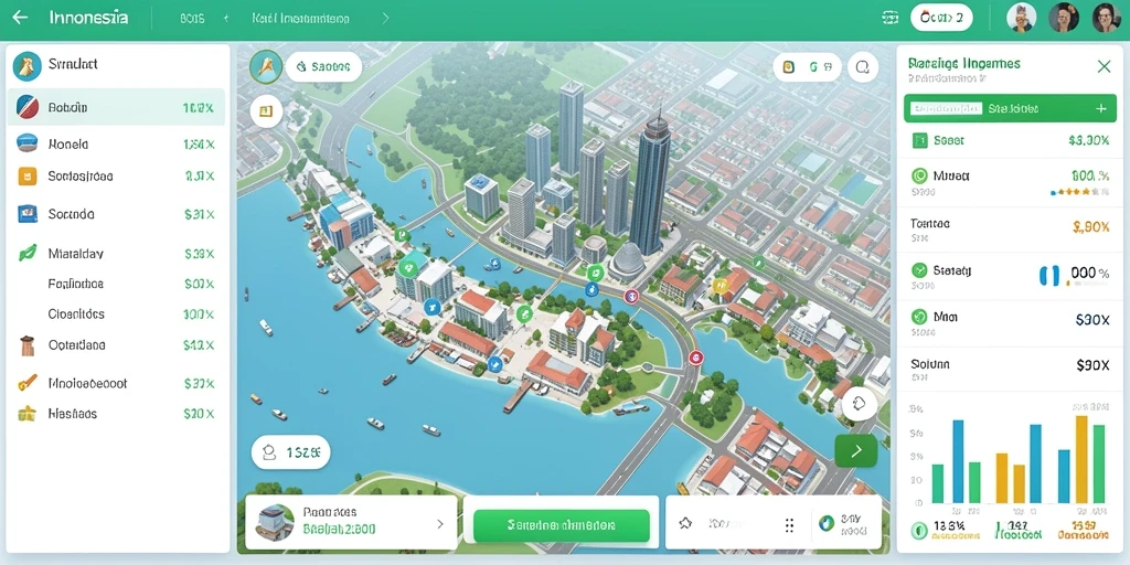 Tampilan antarmuka aplikasi yang menarik dan modern.