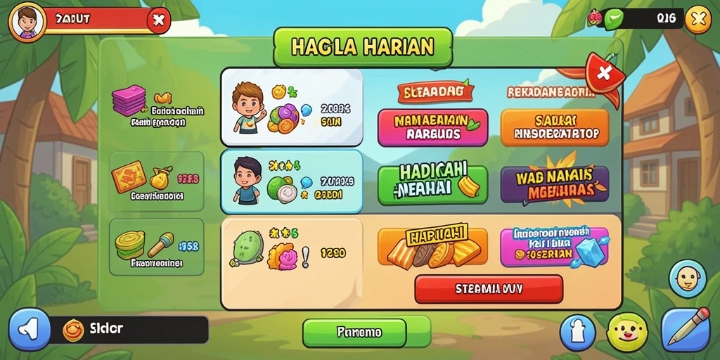 Tampilan antarmuka yang ramah pengguna.