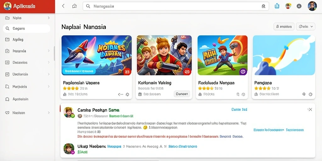 Tampilan awal permainan yang menarik.