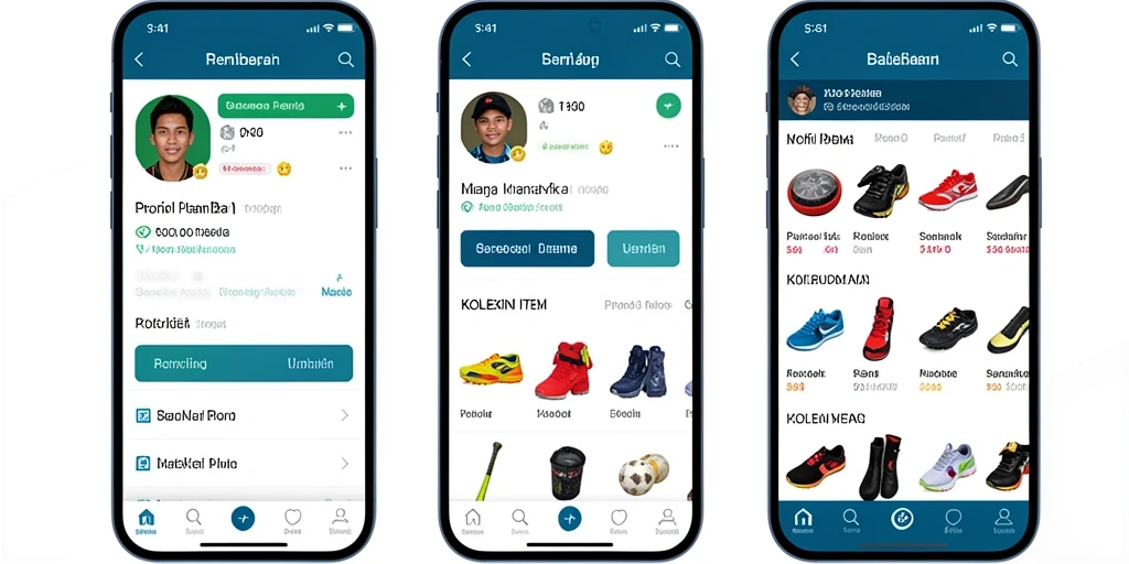 Tampilan antarmuka SERURP yang menarik dan user-friendly.