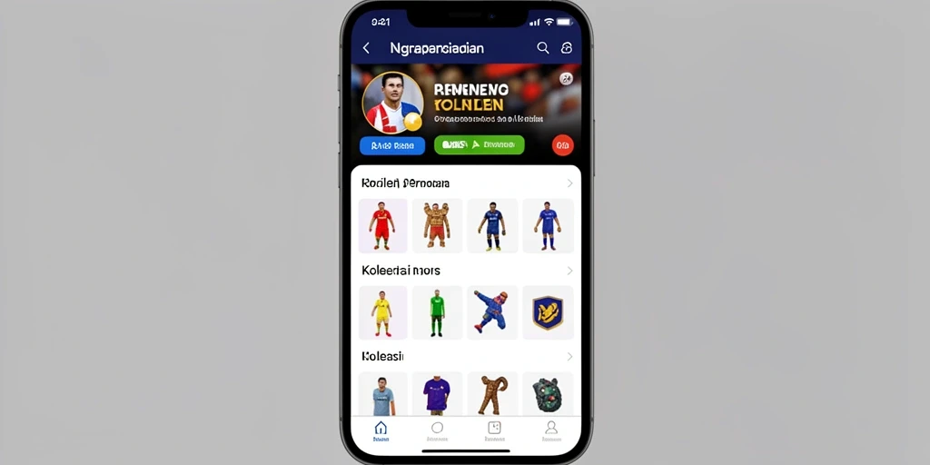 Gambar tampilan awal yang menarik dari permainan.