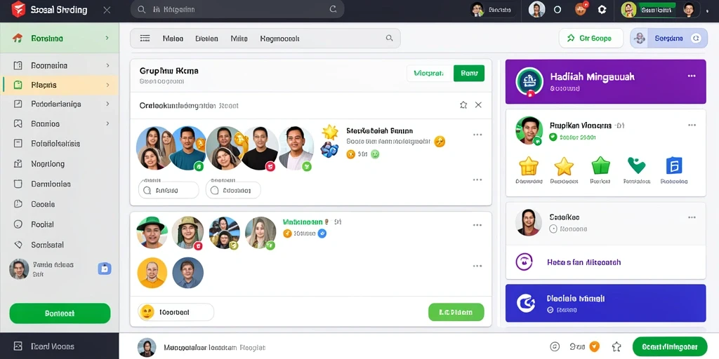 Tampilan awal yang menarik dan user-friendly.