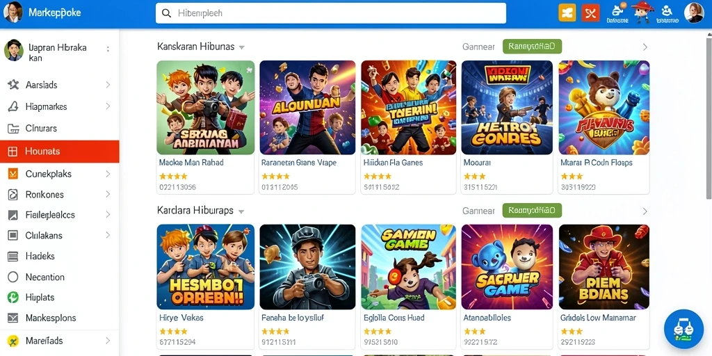 Tampilan menu utama TOKOPEDIAVIP yang intuitif.