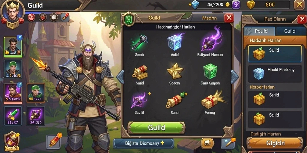 Tampilan grafis yang memukau dan detail.