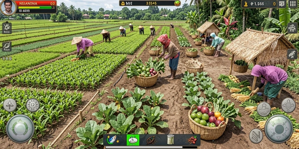 Tampilan antarmuka game yang intuitif.